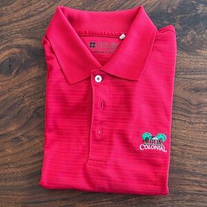 NWOT Colonial Country Club Red Polo Golf Shirt for Men, size M